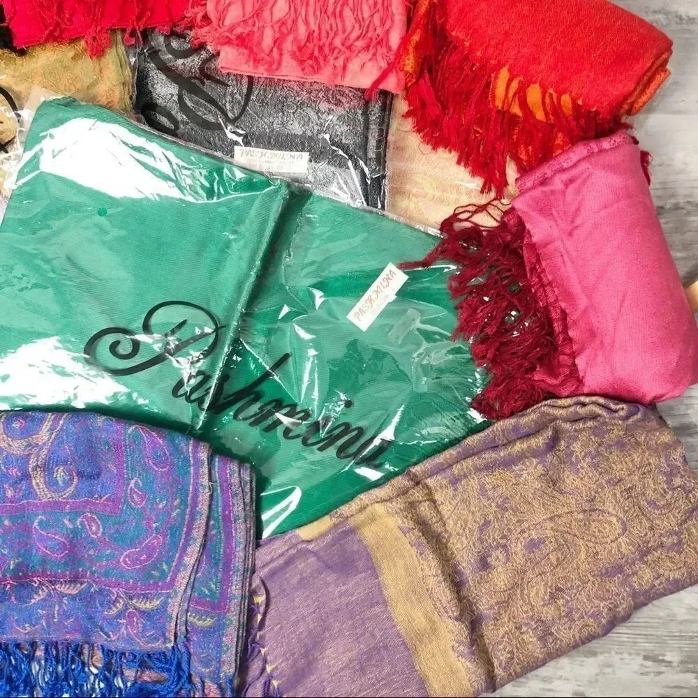 LOT of PASHMINA Style Scarves/Wraps - PICK YOUR COLORS!